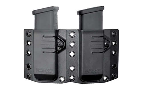 Holsters Bravo Concealment Magazine Pouch BRAVO DBL MAG PCH FOR G43/SHIELD SML